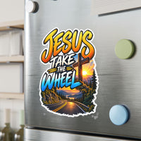 Jesus Take the Wheel – Mountain Road Christian Vinyl Sticker