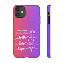iPhone - Faith, Love & Hope Gradient Phone Case