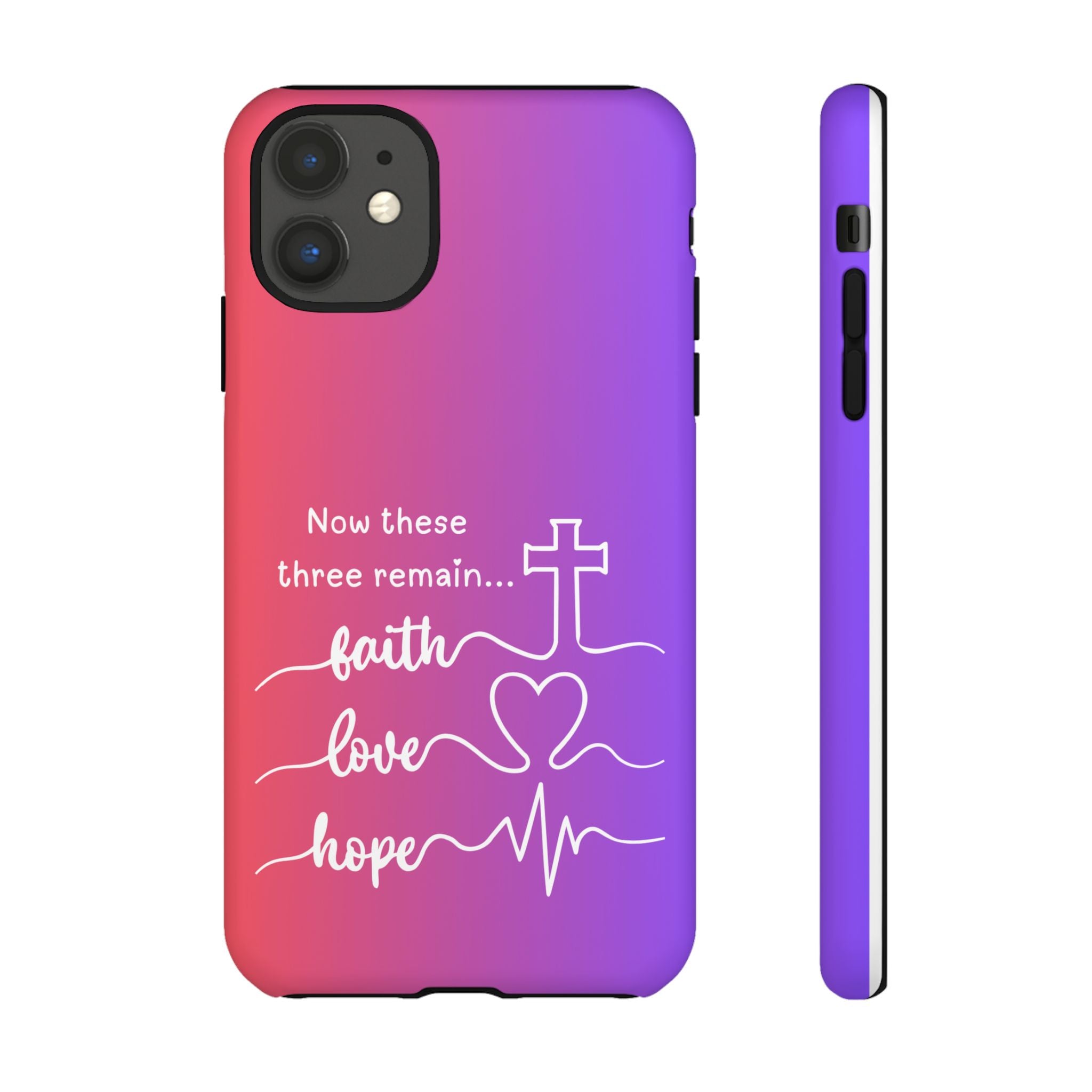 iPhone - Faith, Love & Hope Gradient Phone Case