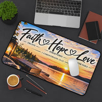 Faith Hope Love – Lakeside Bible Christian Desk Mat