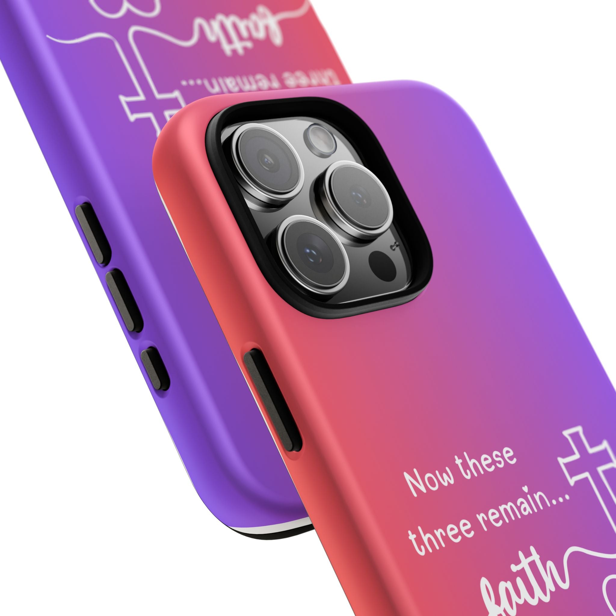 iPhone - Faith, Love & Hope Gradient Phone Case