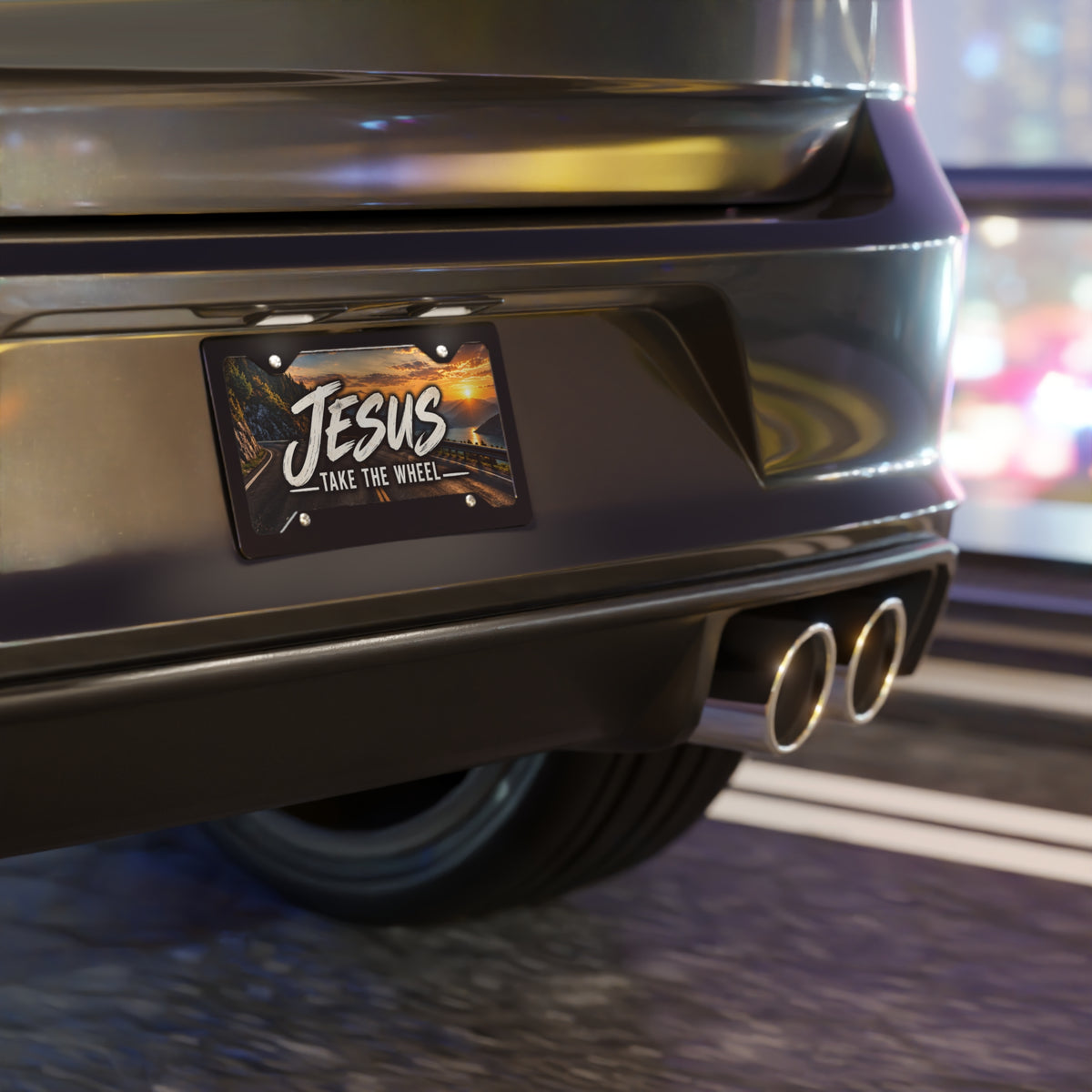 Jesus Take the Wheel Christian Vanity Plate