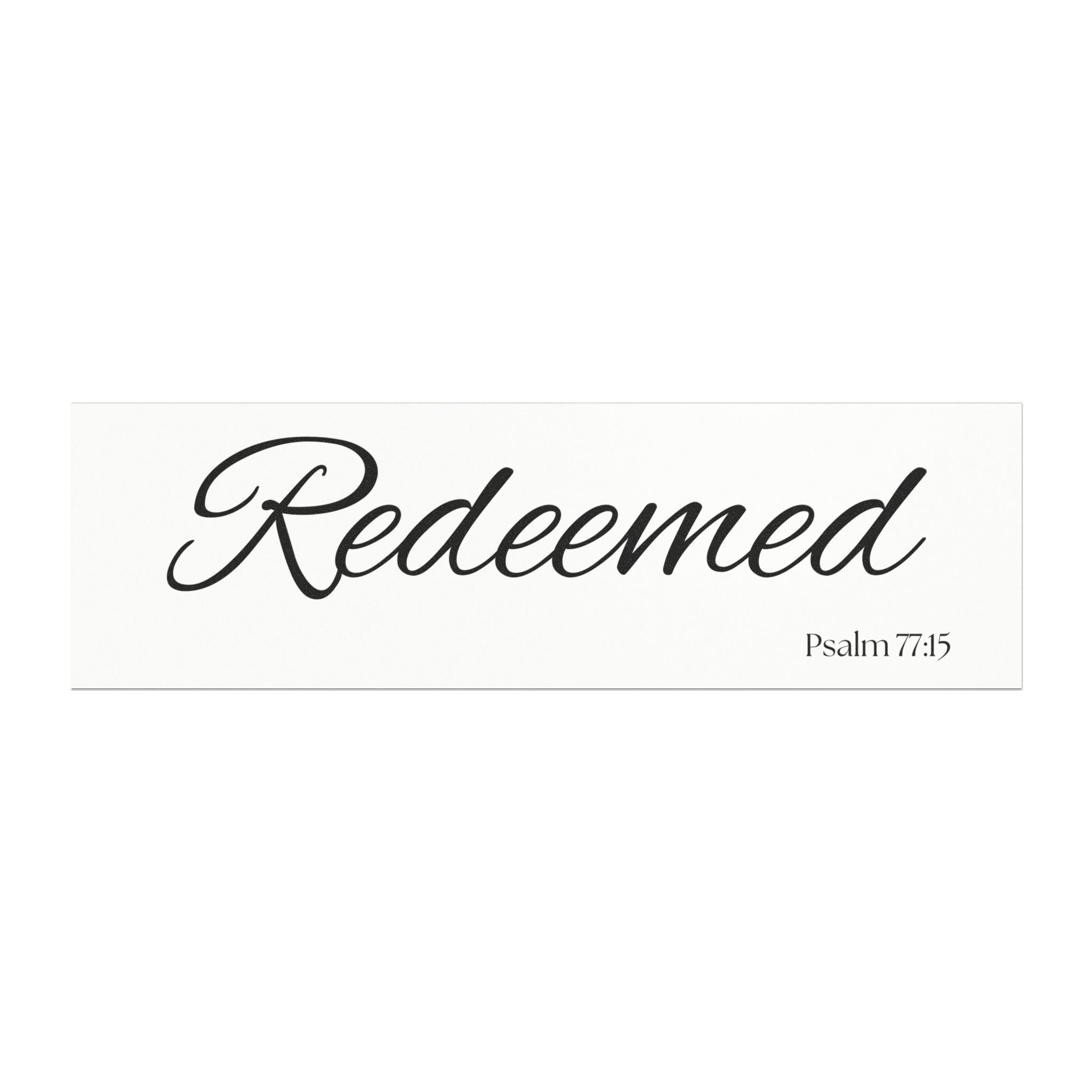 Redeemed Inspirational Car Magnets - Faith-Based Gifts, Religious Decor