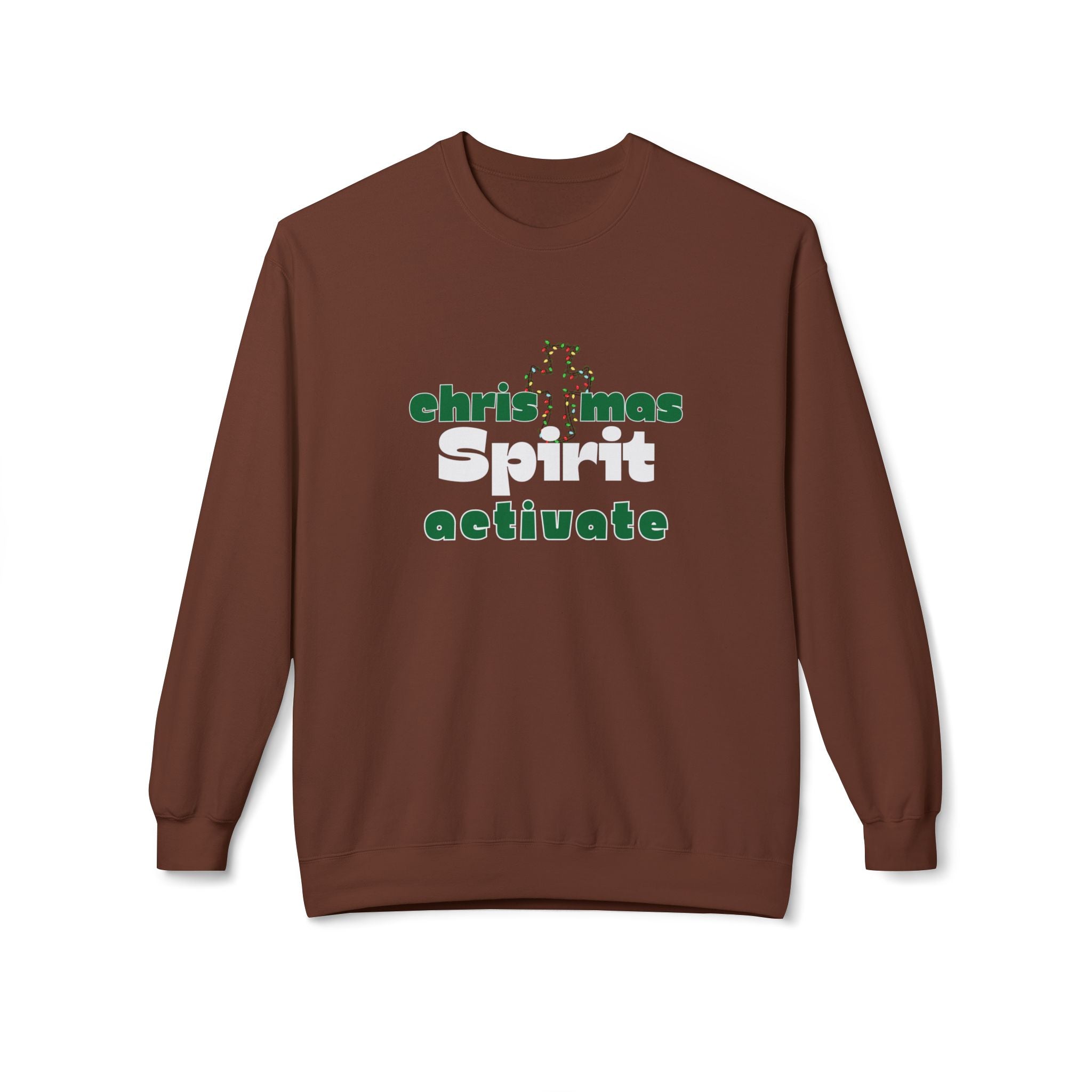 Christmas Spirit Activate Christmas Sweatshirt - Christian Sweatshirts for Women Men - Christmas Sweatshirts for Christians  - Faith Christmas Sweatshirts