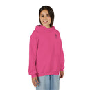 Back design Youth Hoodie - "Jesus Saves, Bruh!" Cross Christian Pullover