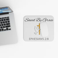 Saved By Grace - Mouse Pad - Christian Gifts for Women Men