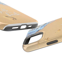 iPhone Inspirational Magnetic Phone Case, Unique Phone Accessories, Faith-Based Gifts, Coastal Vibes, Walk by Faith Design