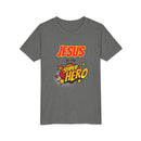 Kids 'Jesus Is My Superhero' T-Shirt — Christian Youth Tee