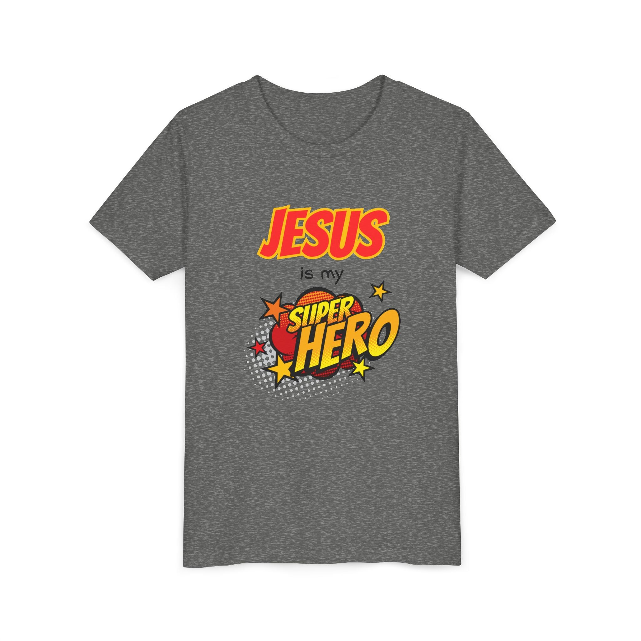 Kids 'Jesus Is My Superhero' T-Shirt — Christian Youth Tee