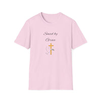 Saved By Grace Christian Shirt for Women Men Shirts for Christians