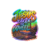 Jesus Take the Wheel – Mountain Road Christian Vinyl Sticker