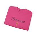 Embroidered Redeemed Psalm 77:15 Unisex Heavy Blend Crewneck Sweatshirt