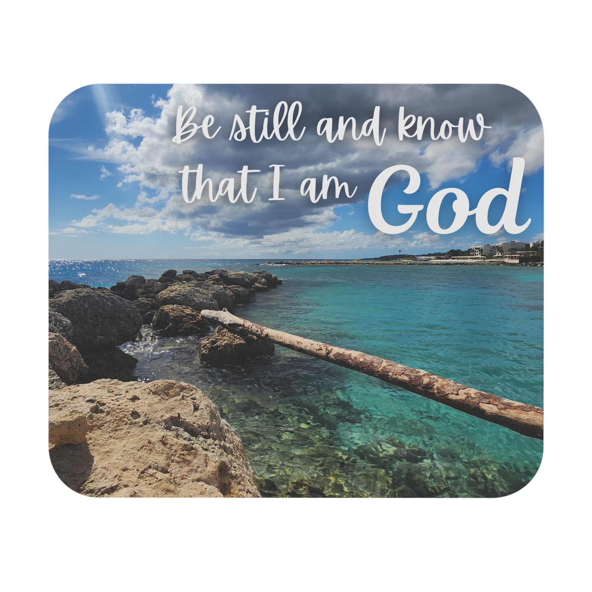 Faith Gifts - Psalm 46:10 - Mouse Pad - Christian Gifts for Women Men