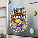 Jesus Is My Copilot – Airplane Christian Vinyl Sticker