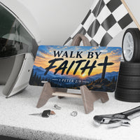 Walk By Faith Christian Vanity Plate