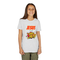 Kids 'Jesus Is My Superhero' T-Shirt — Christian Youth Tee