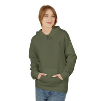 Jesus Has My Back Midweight Softstyle Fleece Hoodie