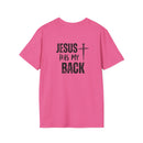 Back design - Jesus Has My Back T-Shirt — Christian Faith Cross Tee