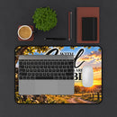With God All Things Are Possible – Country Sunrise Christian Desk Mat