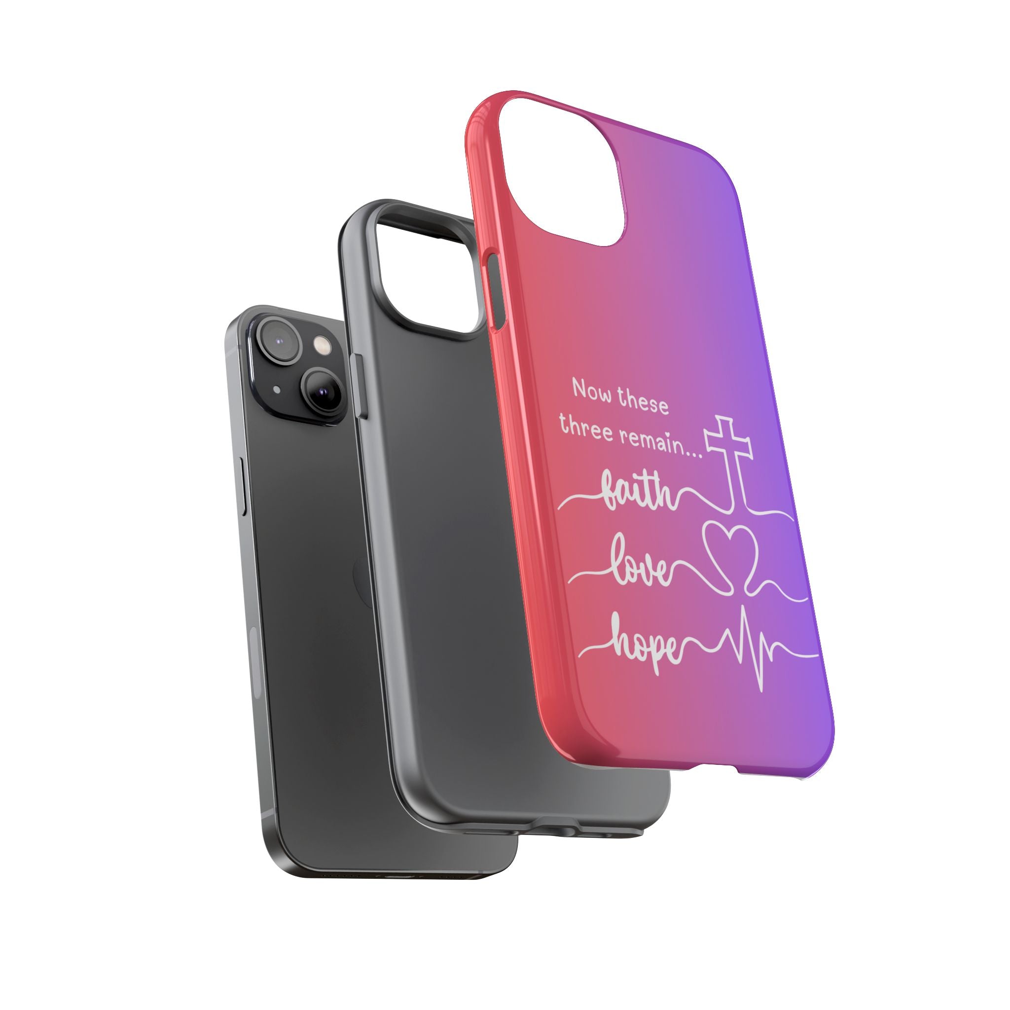 iPhone - Faith, Love & Hope Gradient Phone Case