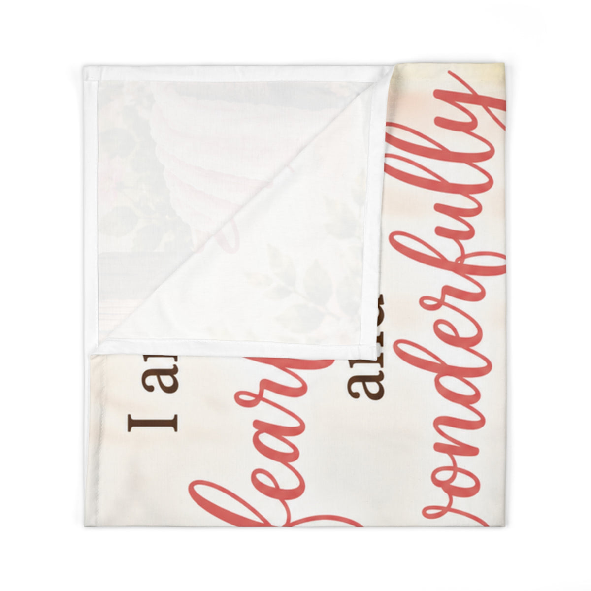 Fearfully and Wonderfully Made Christian Baby Swaddle Blanket