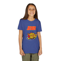 Kids 'Jesus Is My Superhero' T-Shirt — Christian Youth Tee
