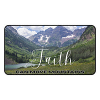 Faith Can Move Mountains Desk Mat