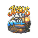 Jesus Take the Wheel – Mountain Road Christian Vinyl Sticker