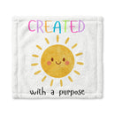 Created With a Purpose Baby Blanket – Rainbow Minky Security Blanket