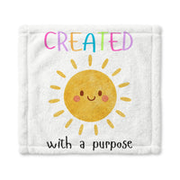 Created With a Purpose Baby Blanket – Rainbow Minky Security Blanket