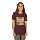 Youth Tee — 'Created With A Purpose' Retro Sunburst Kids T-Shirt