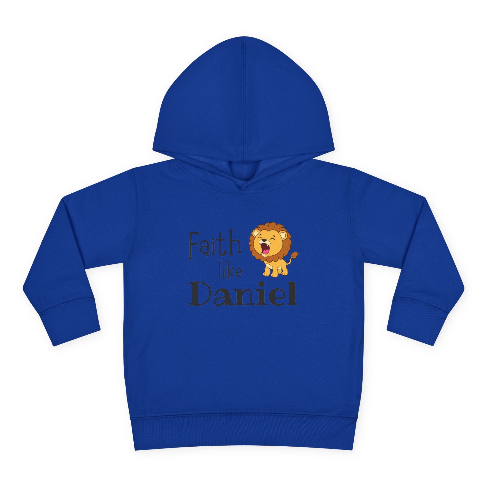 Toddler Hoodie — "Faith Like Daniel" Lion Christian Pullover