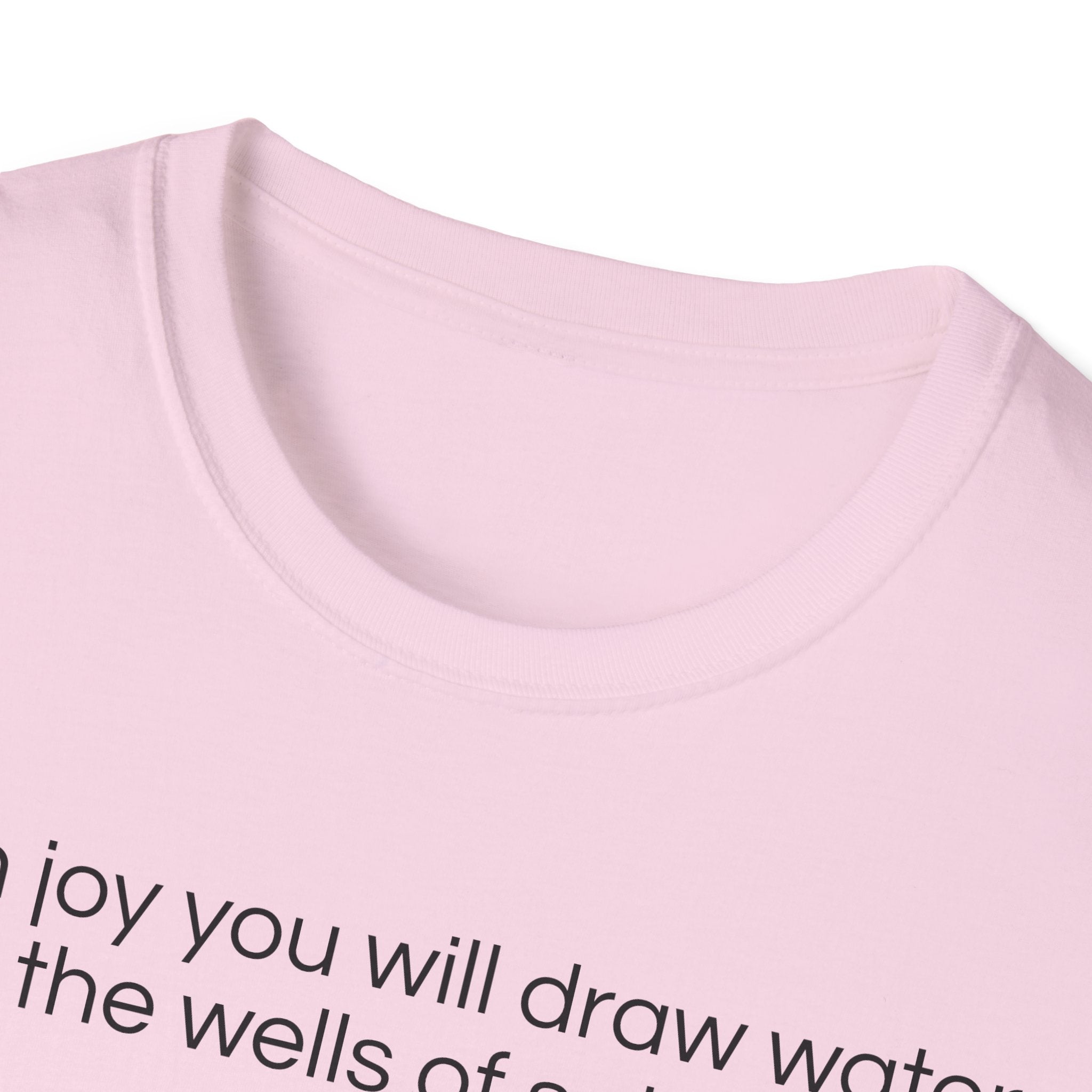 Isaiah 12:3 T-Shirt | Perfect for Faith and Everyday Wear,