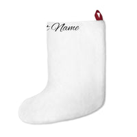 Personalized "Be The Light" Christmas Stocking – Custom Name Holiday Stocking (e.g., Sarah)