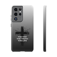 Christian Cross Phone Case — "The Way The Truth The Life" Protective Phone Cover