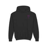 Youth Hoodie — 'Romans 6:7 I Am Set Free' Christian Faith Pullover