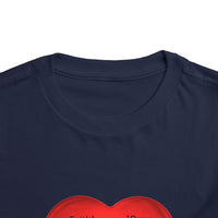 Jesus T-Shirt Christian Shirt for Toddlers Short Sleeve Tee Christian Toddler Christmas Shirt
