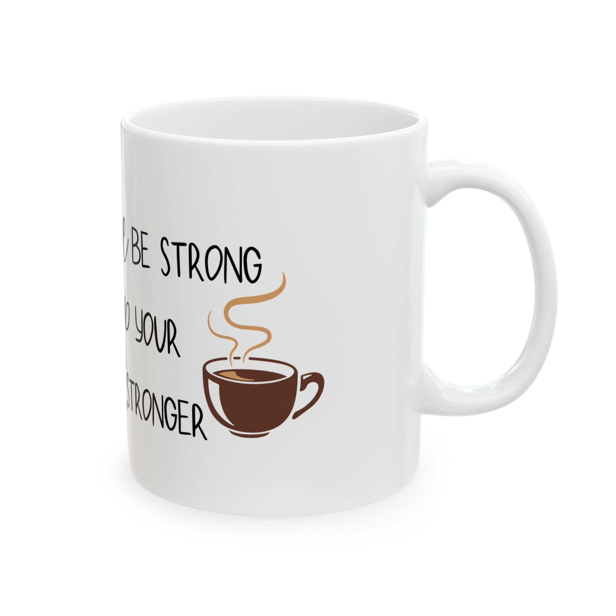 Christian Coffee Mug - Strong Faith - Christian Gifts for Women Men Faith Coffee Mug