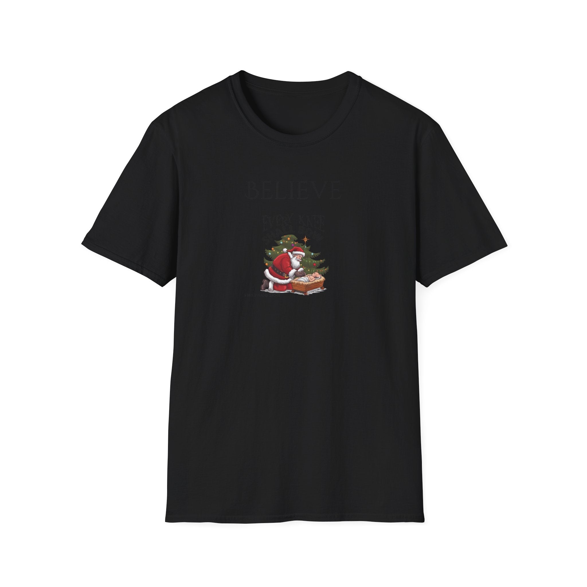 Believe Every Knee Shall Bow Christian Shirt for Women Men Shirts for Christians