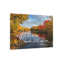 He Leads Me Beside Still Waters - Faith Wall Art - Metal - Inspirational Wall Art Christian Gifts for Women Men