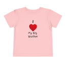 I Heart My Big Brother Short Sleeve Tee Christmas Shirt for Family