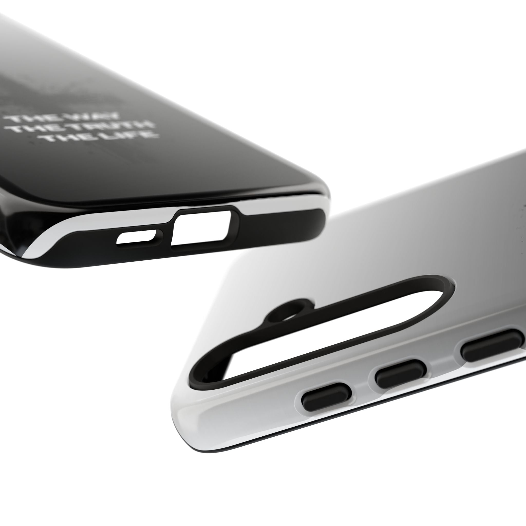 Christian Cross Phone Case — "The Way The Truth The Life" Protective Phone Cover