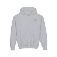 Back design - Youth Hoodie — 'I Timothy 6:7' Colorful Faith Graphic Hoodie (All You Need Is God)