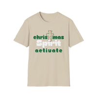 Christmas Spirit Activate Christmas shirt for women men holiday shirt