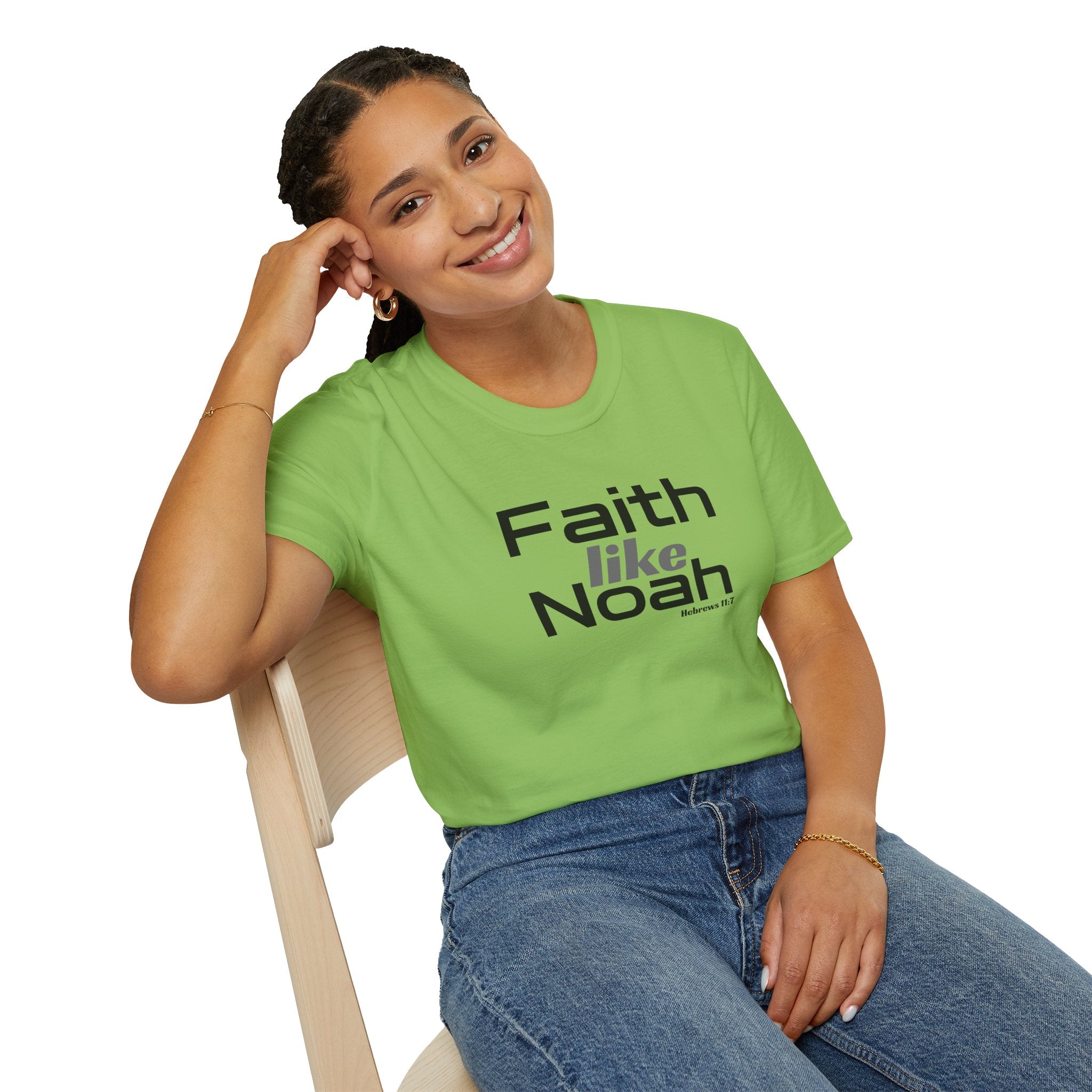 Faith Like Noah T-Shirt — Inspirational Christian Faith Graphic Tee