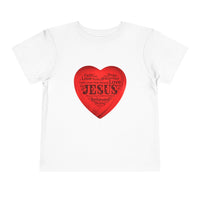Jesus T-Shirt Christian Shirt for Toddlers Short Sleeve Tee Christian Toddler Christmas Shirt