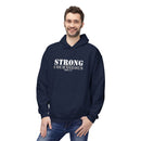 Strong & Courageous Hoodie — Inspirational Motivational Pullover
