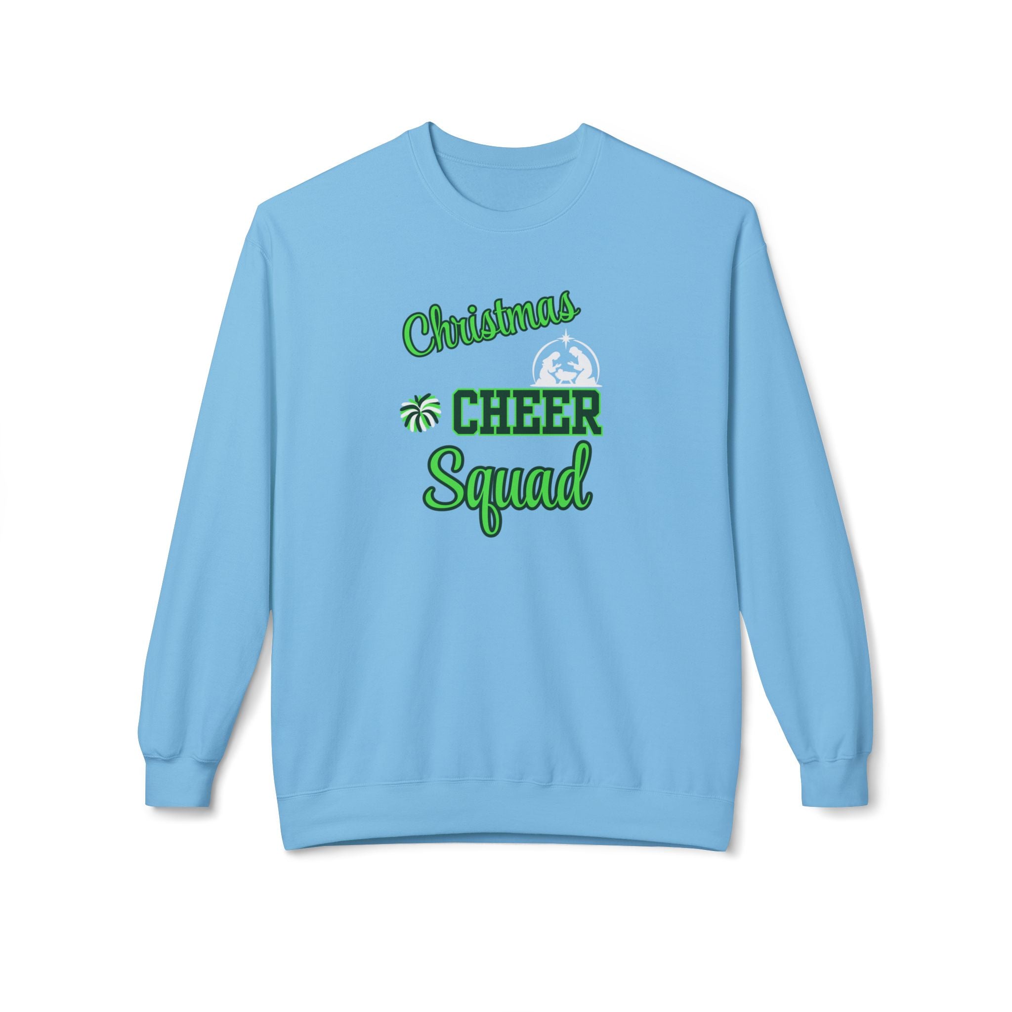 Christmas Cheer Squad Sweatshirt - Christian Sweatshirts for Women Men - Christmas Sweatshirts for Christians  - Faith Christmas Sweatshirts