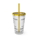 Faith Hope Love Water Tumbler - Christian Gifts for Women Men - Faith Based Gifts