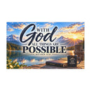 With God All Things Are Possible – Lakeside Bible Christian Car Magnet